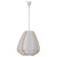 HÄNGELEUCHTE 37/36 cm   - Beige, Design, Holz/Kunststoff (37/36cm) - Näve