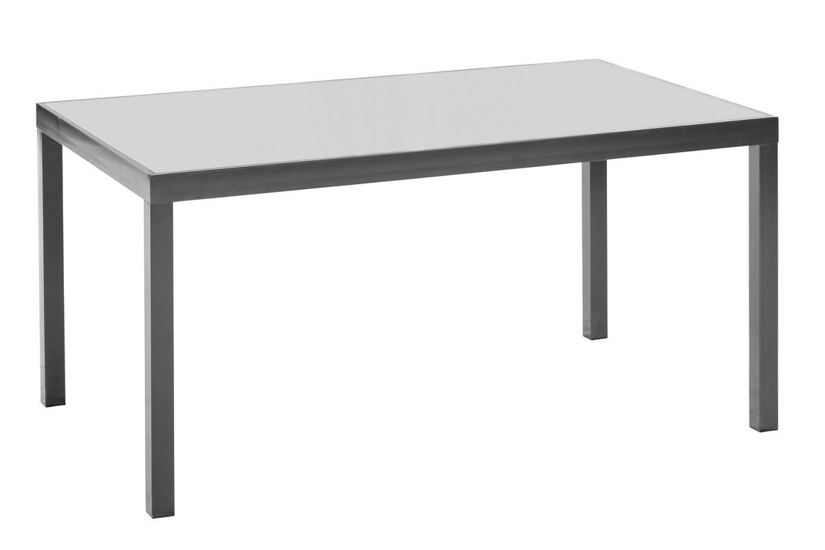 GARTENSET Aluminium  - Graphitfarben/Grau, MODERN, Textil/Metall - Gardenson