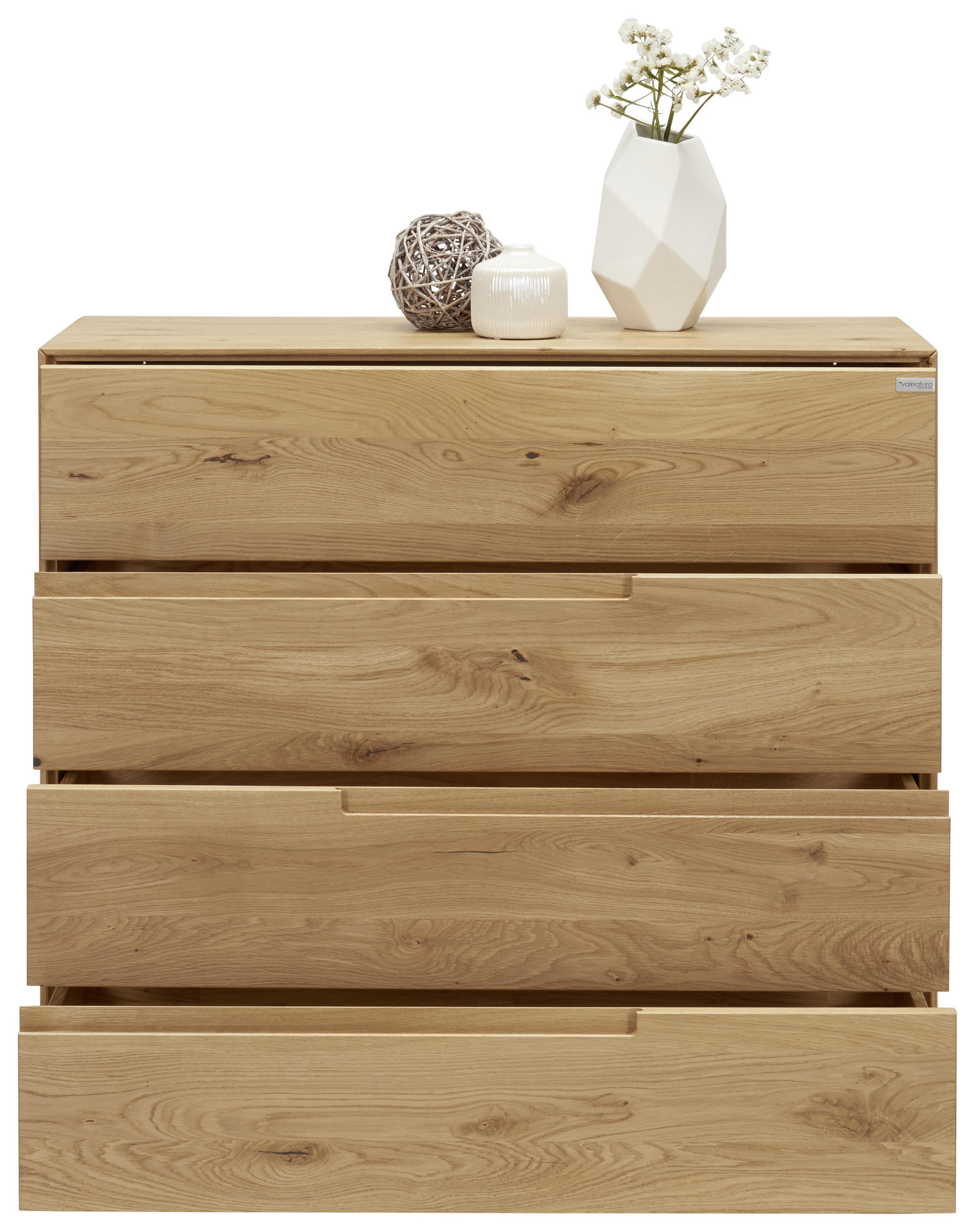 KOMMODE  in 99,5/91/42 cm  - Eichefarben, KONVENTIONELL, Holz (99,5/91/42cm) - Valnatura