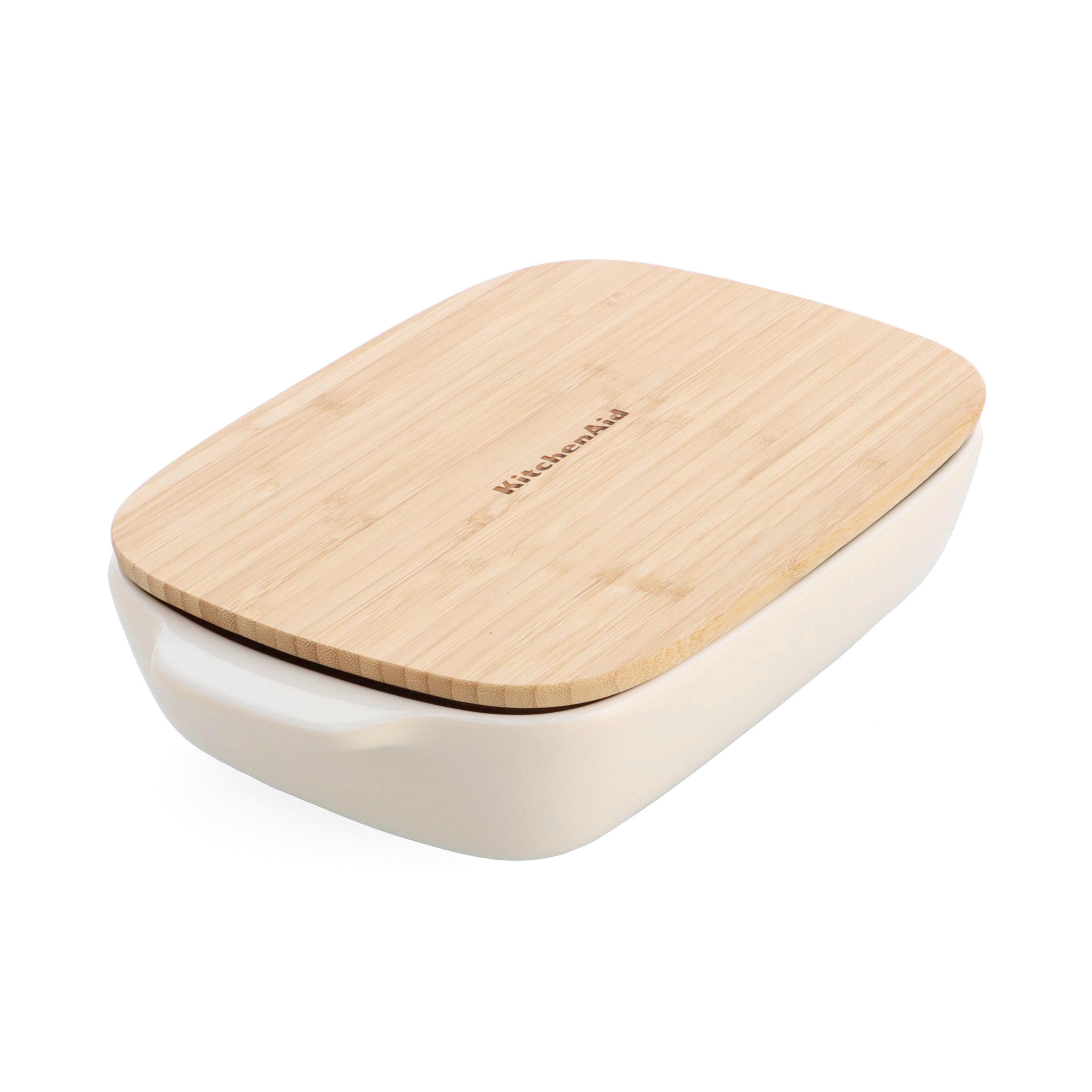 AUFLAUFFORM Keramik, Naturmaterialien Steingut  - Creme/Weiß, Basics, Naturmaterialien/Keramik (18.8cm) - Kitchenaid