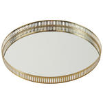 DEKOTABLETT 35/3 cm    - Goldfarben, Trend, Metall (35/3cm) - Ambia Home