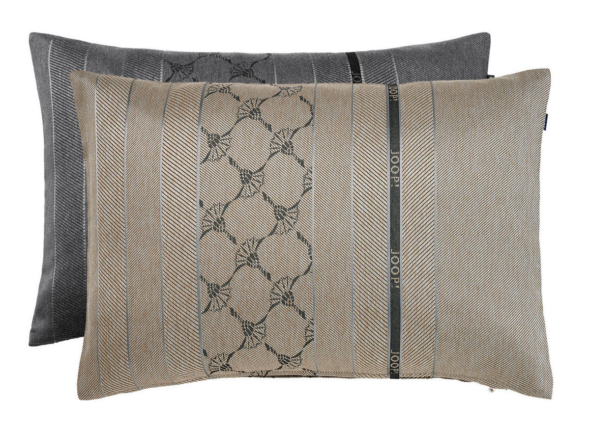 KISSENHÜLLE J! BLEND 40/60 cm  - Hellbraun/Mokka, Design, Textil (40/60cm) - Joop!