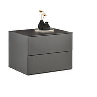 KOMODA, antracitová, 60/44/50 cm - antracitová, Design, kompozitní dřevo (60/44/50cm) - Dieter Knoll