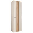 GARDEROBENSCHRANK  in 60/197/38 cm  - Kaschmir/Eichefarben, Basics, Holzwerkstoff/Kunststoff (60/197/38cm) - Xora