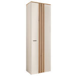 GARDEROBENSCHRANK  in 60/197/38 cm  - Kaschmir/Eichefarben, Basics, Holzwerkstoff/Kunststoff (60/197/38cm) - Xora