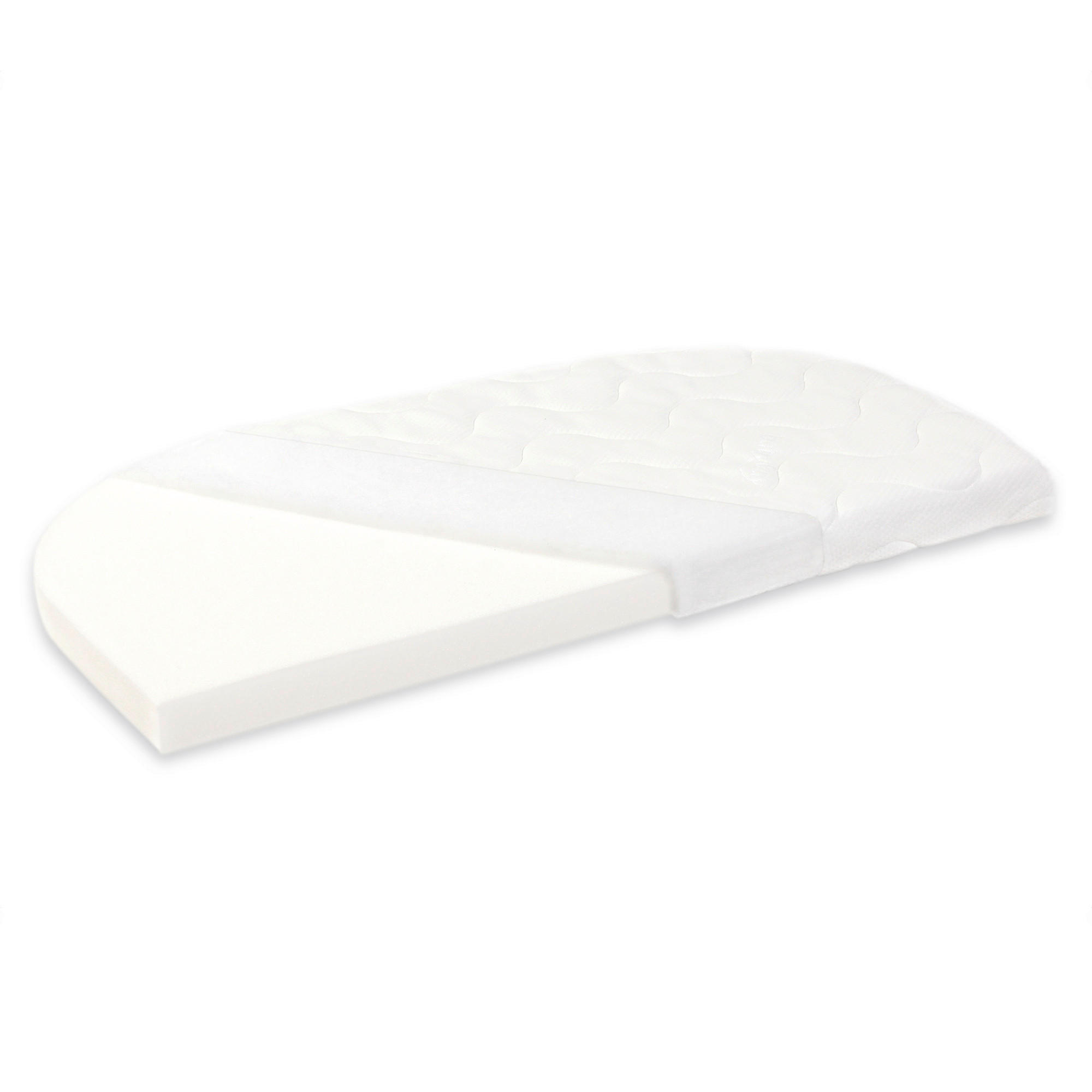 BEISTELLBETTMATRATZE 89/49,5/6 cm  - Basics, Textil (89/49,5/6cm) - Babybay