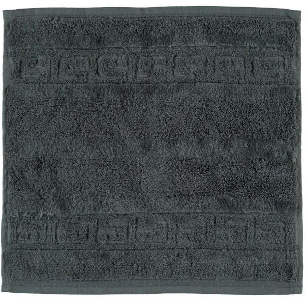 SEIFTUCH Noblesse Uni Anthrazit  - Anthrazit, Basics, Textil - Cawoe