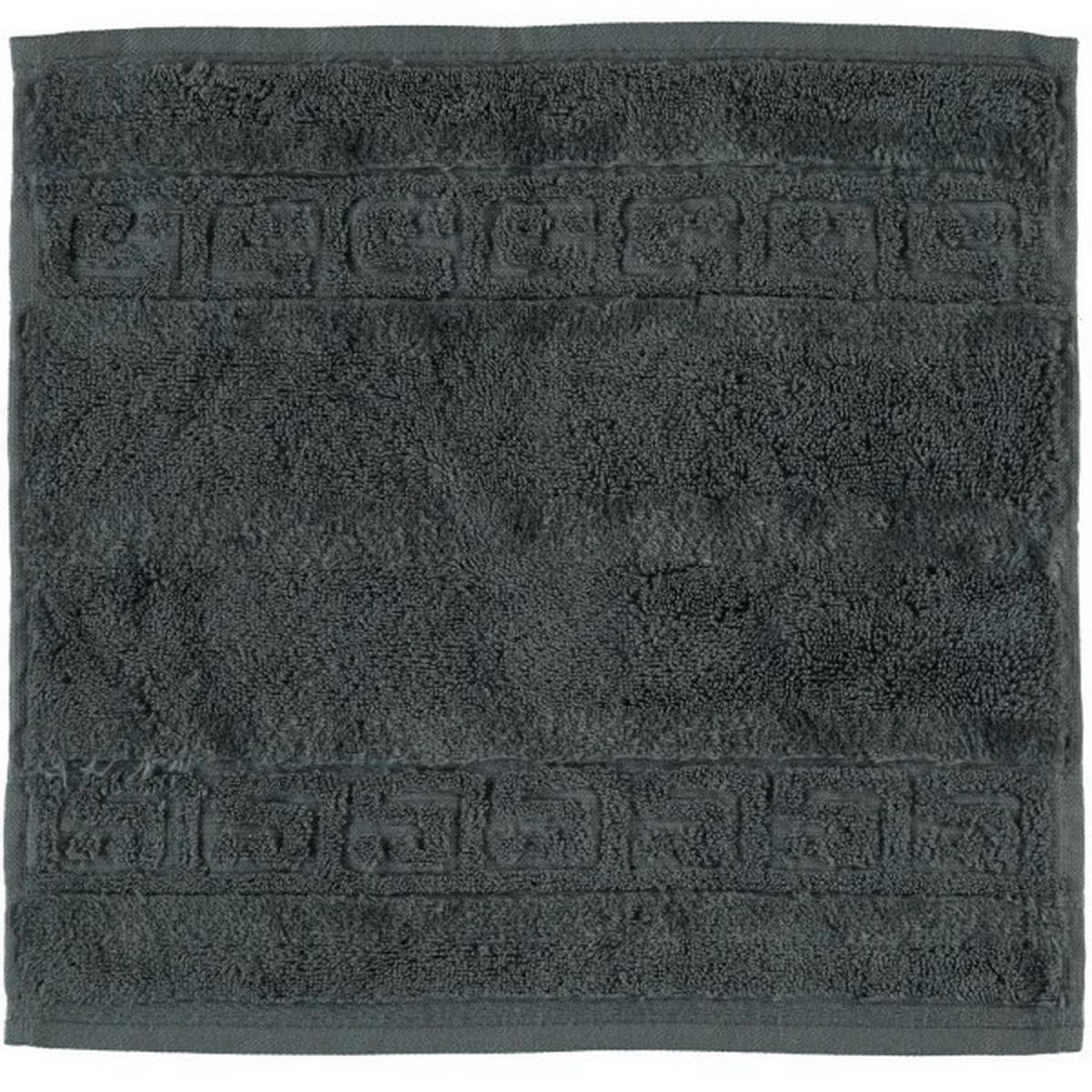 SEIFTUCH Noblesse Uni Anthrazit  - Anthrazit, Basics, Textil - Cawoe