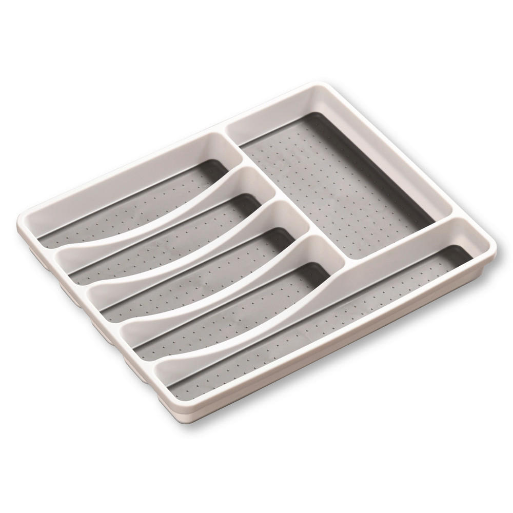 ULOŽAK ZA PRIBOR ZA JELO  - bijela, Basics, plastika (40,5/30,5/4,5cm) - Kesper