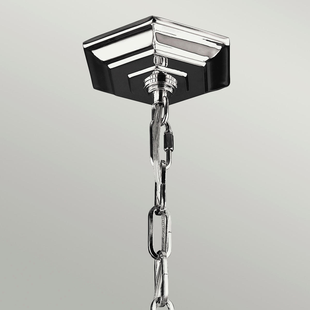 HÄNGLAMPA Elstead Corinne 62.2/86.4 cm  - nickelfärgad, Klassisk, metall (62.2/86.4cm) - Elstead Lighting