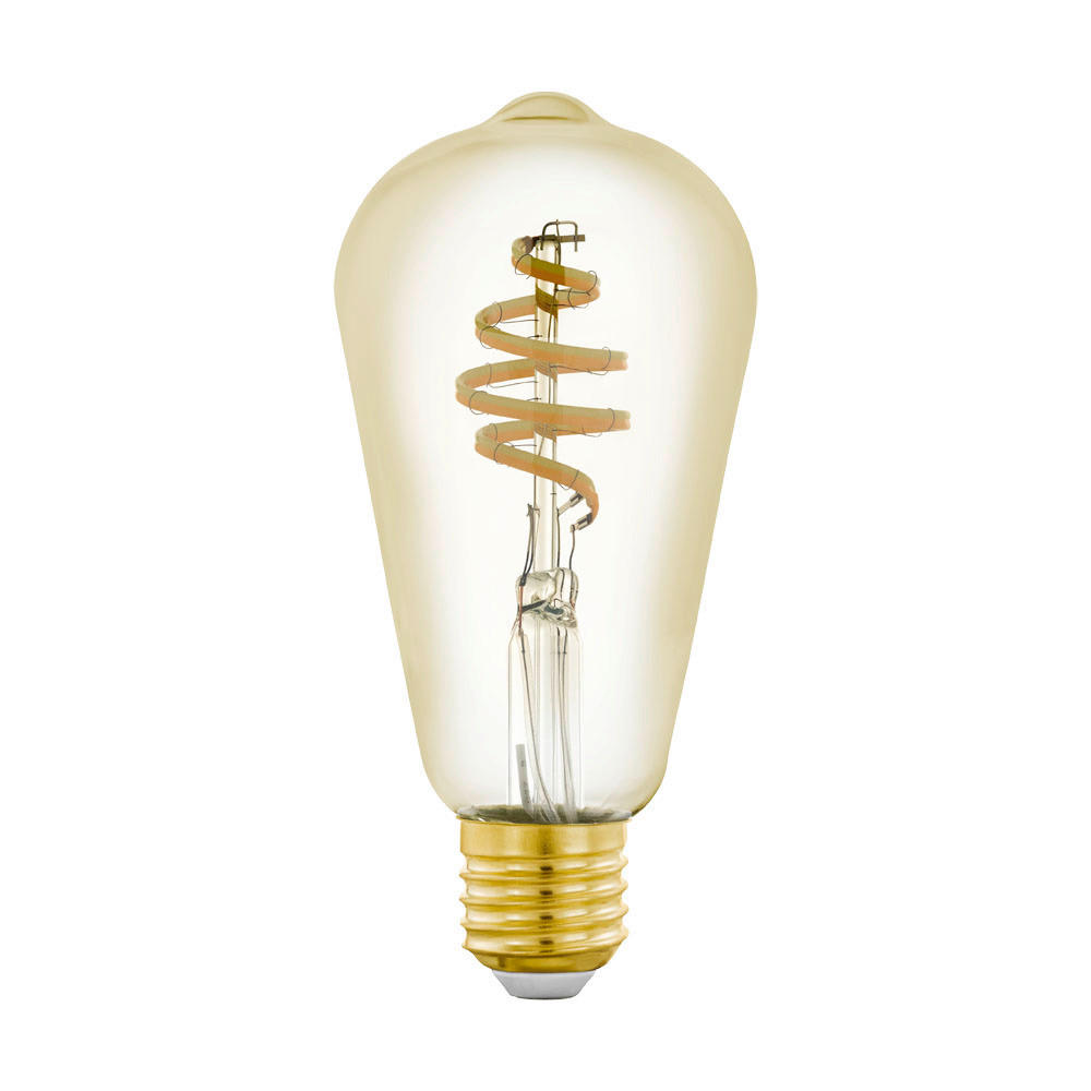 LED-LEUCHTMITTEL   E27 4,9 W 360 lm  - Goldfarben, Basics, Glas (14,2cm) - Eglo