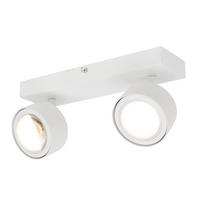 LED-STRAHLER Puk 25/8/10,8 cm   - Weiß, Design, Metall (25/8/10,8cm) - Novel