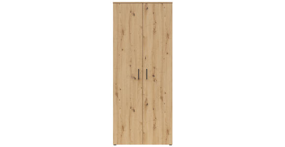 MEHRZWECKSCHRANK 80/195/40 cm  - Anthrazit/Schwarz, MODERN, Holzwerkstoff/Kunststoff (80/195/40cm) - Carryhome