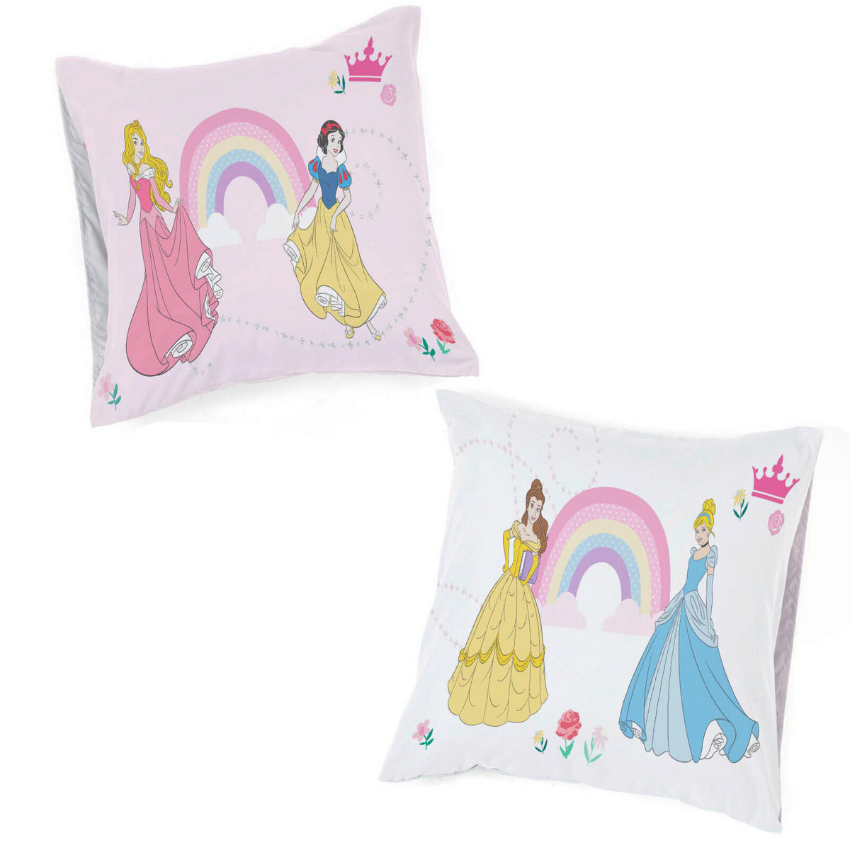 KINDERBETTWÄSCHE Disney Princess Rainbow 135/200 cm  - Pink, Basics, Textil (135/200cm)