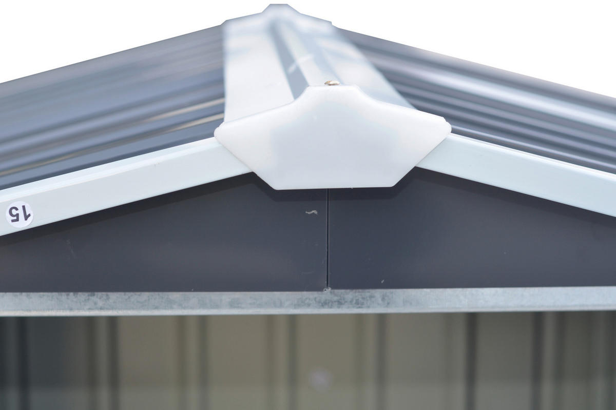 KLEINGARAGE 86/100/63,5 cm  - Anthrazit, MODERN, Metall (86/100/63,5cm) - Homezone