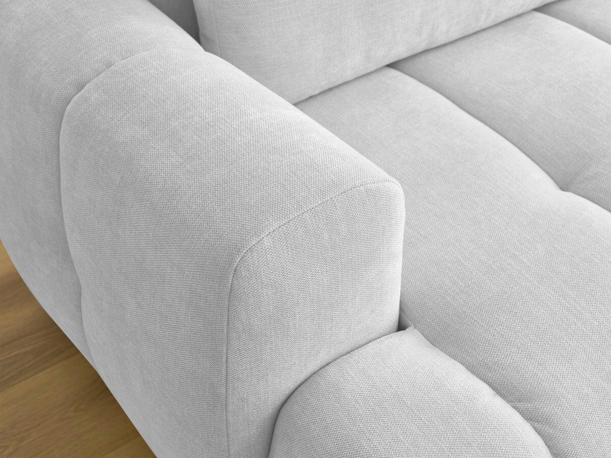 ECKSCHLAFSOFA FUJI Leinenoptik Hellgrau  inkl.  - Hellgrau/Schwarz, MODERN, Kunststoff/Textil (292/160cm)