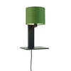 VÄGGLAMPA GOOD&MOJO  19/24/36 cm   - grön/svart, Trend, trä/textil (19/24/36cm) - Good & Mojo