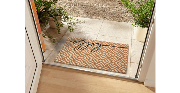 KOKOSMATTE 45/75 cm Mix Mats - Hellbraun/Schwarz, Basics, Naturmaterialien/Kunststoff (45/75cm) - Esposa
