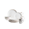 KOMBISERVICE Weiß 16-teilig Frozen  - Weiß, Basics, Keramik (34,7/32/35cm) - Mäser