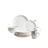 KOMBISERVICE Weiß 16-teilig Frozen  - Weiß, Basics, Keramik (34,7/32/35cm) - Mäser