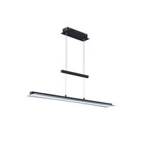 LED LUSTER   100/150/12 cm     - bela/crna, Trendi, staklo/metal (100/150/12cm)