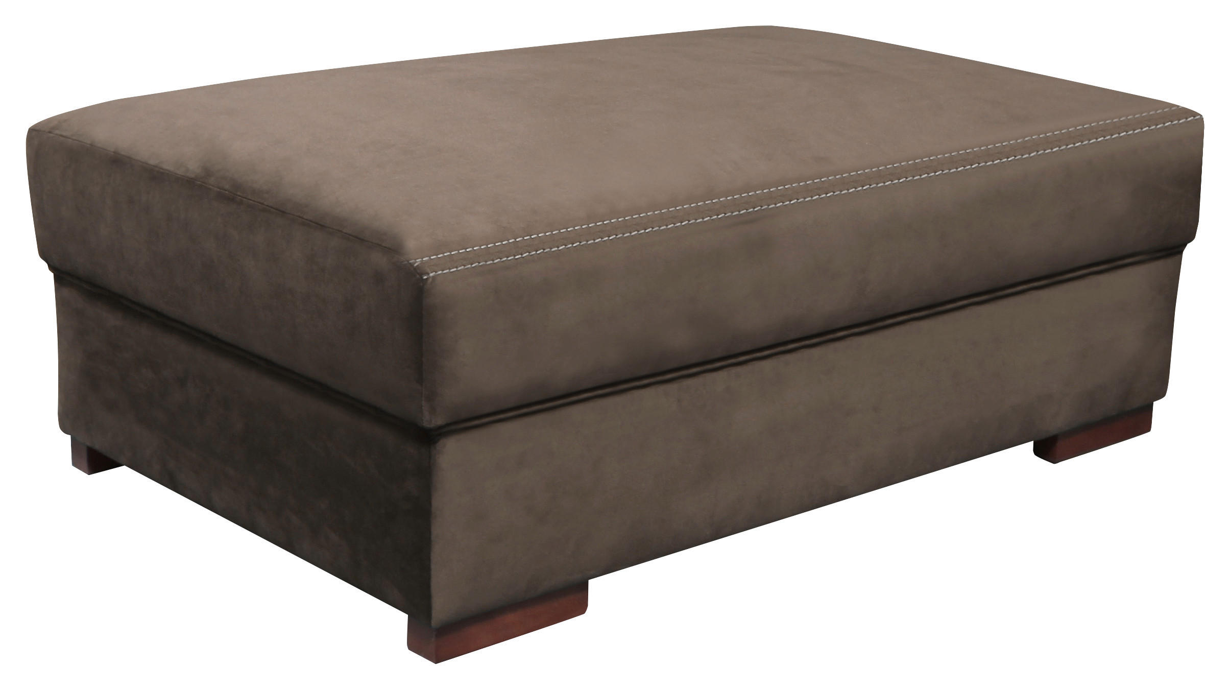 HOCKER in Textil Braun  - Wengefarben/Beige, LIFESTYLE, Holz/Textil (120/44/75cm) - Landscape