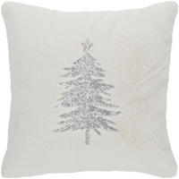 DEKORAČNÍ POLŠTÁŘ 45/45 cm - bílá, Konvenční, textil (45/45cm) - X-Mas