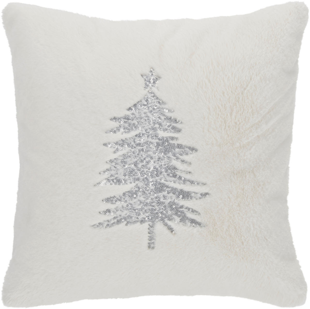 DEKORAČNÍ POLŠTÁŘ 45/45 cm - bílá, Konvenční, textil (45/45cm) - X-Mas