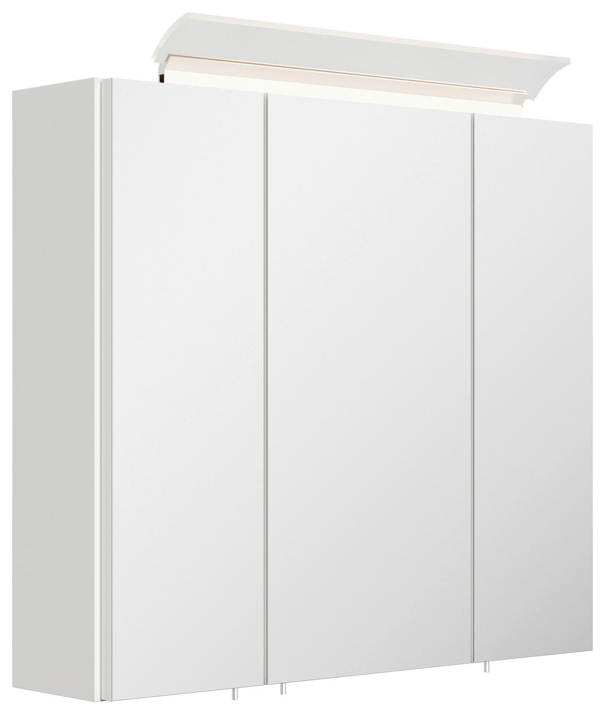 BADEZIMMER 5-teilig  in 70 cm  - Weiß Hochglanz/Weiß, Basics, Keramik/Holzwerkstoff (70cm) - MID.YOU