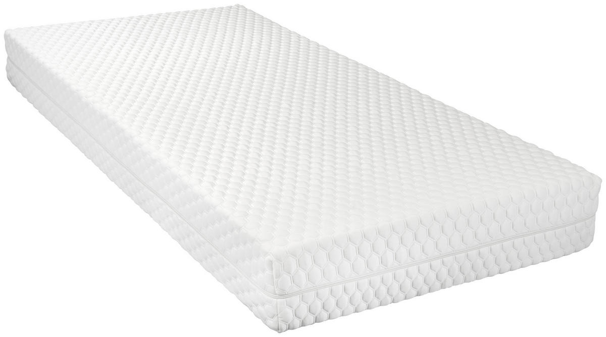 MATRACE Z PUR PĚNY, 90/200 cm - bílá, Basics, textil (90/200cm) - Sleeptex