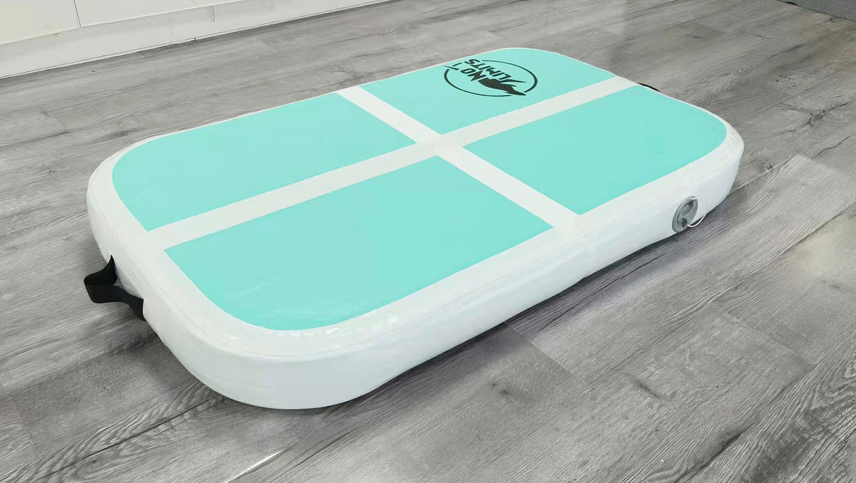 GYMNASTIKMATTE AIR BOARD  - Türkis/Weiß, MODERN, Kunststoff (100/60/10cm)