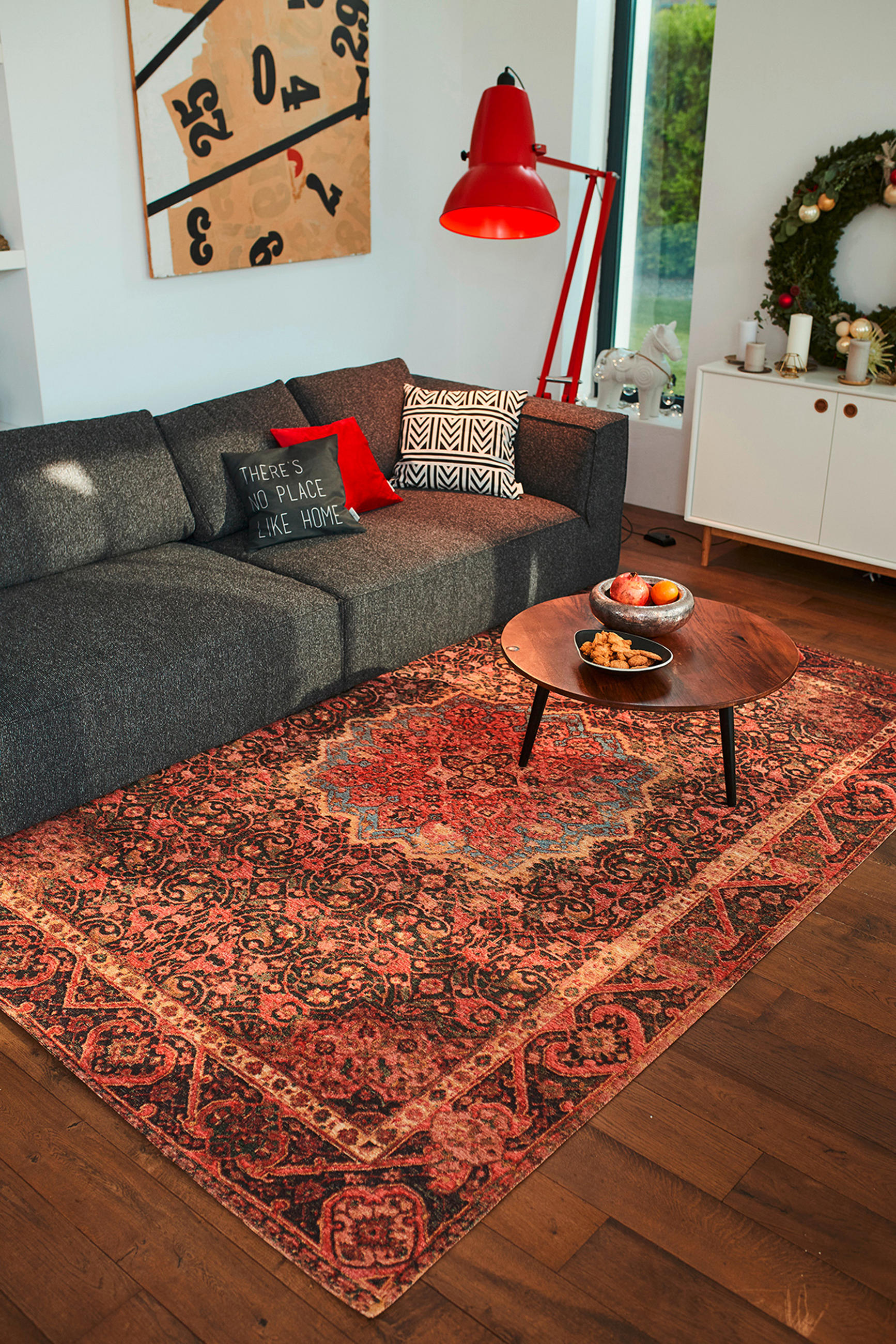 FLACHWEBETEPPICH 75/140 cm Rot  - Rot, Design, Textil (75/140cm) - Tom Tailor