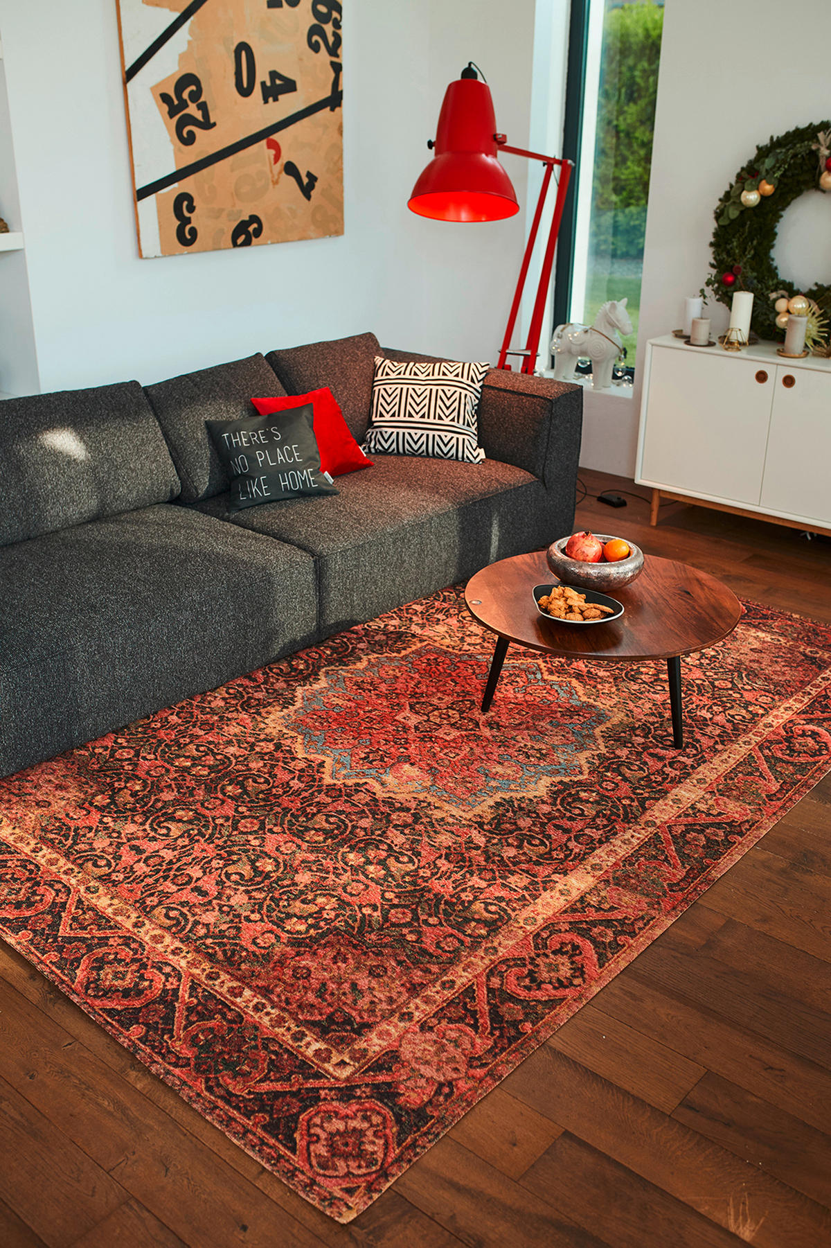 FLACHWEBETEPPICH 75/140 cm Rot  - Rot, Design, Textil (75/140cm) - Tom Tailor