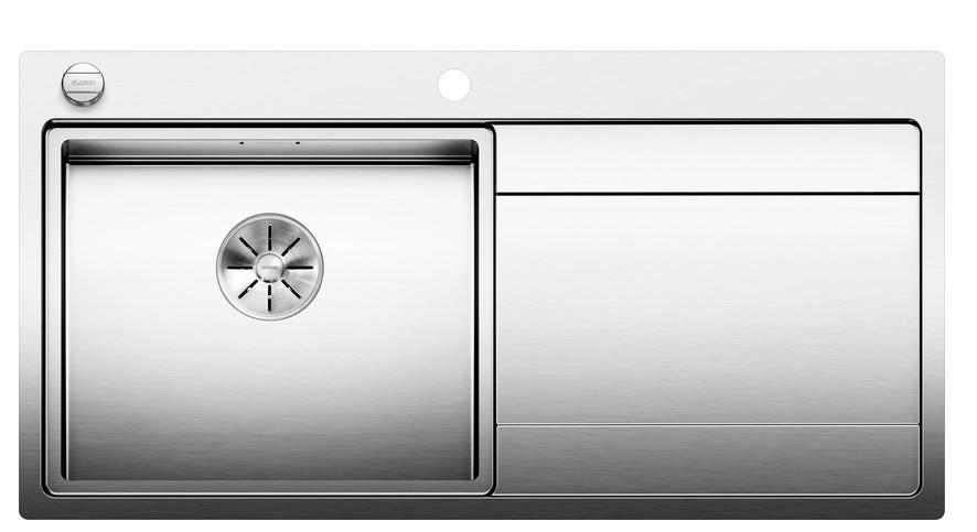 SPÜLE 521659  - Edelstahlfarben, Basics, Metall (100/19,7/51cm) - Blanco