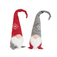 ŠKRIATOK - sivá/biela, Trend, textil/kameň (13/40/12cm) - X-Mas