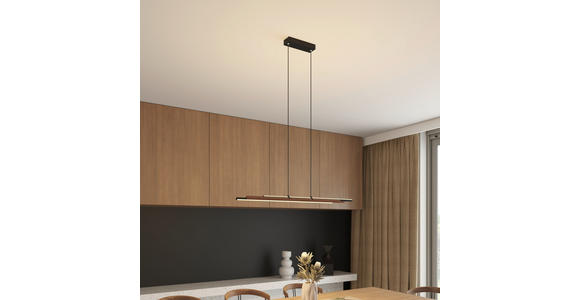 LED-HÄNGELEUCHTE 100/10/120 cm  - Weiß, Natur, Kunststoff (100/10/120cm) - Novel