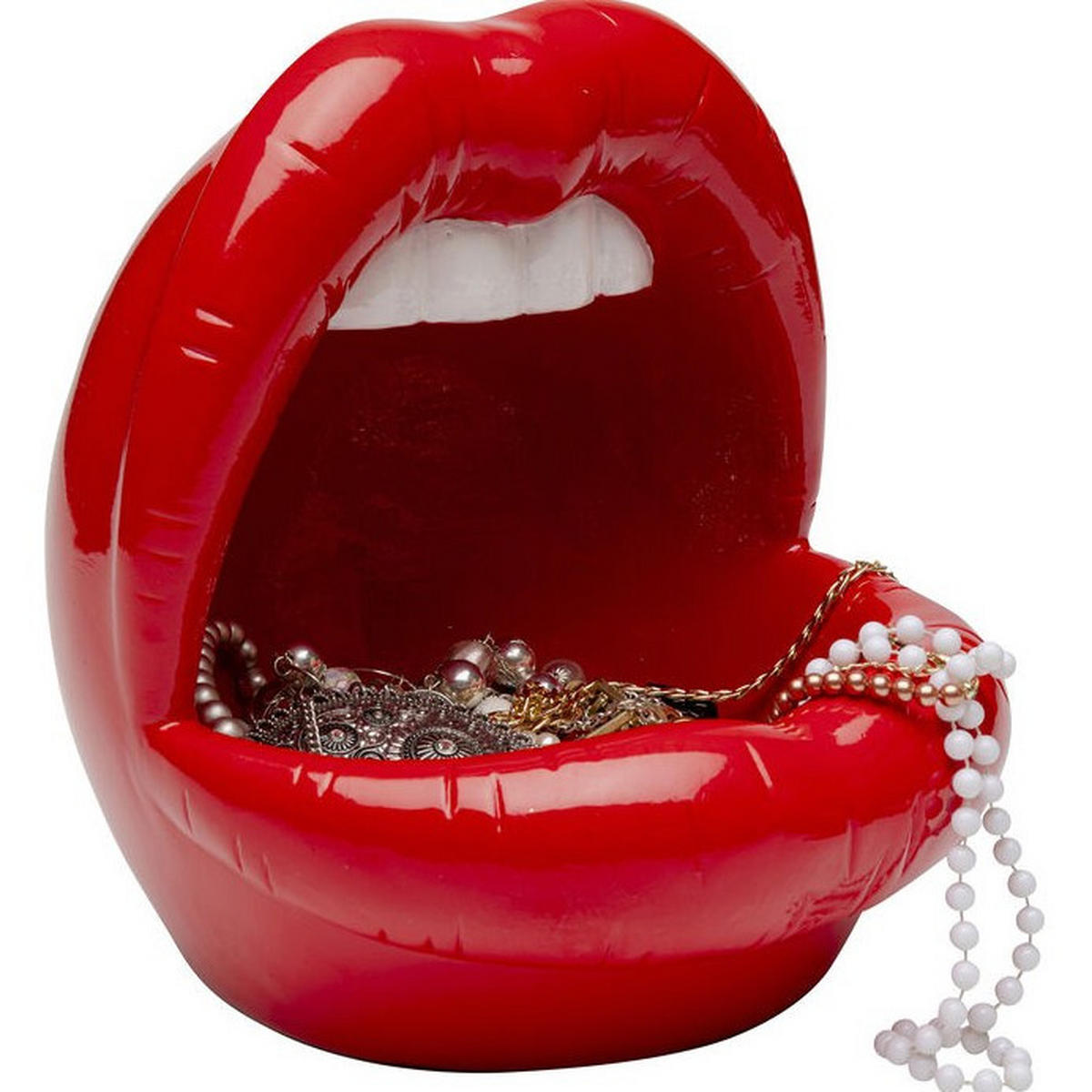 SKULPTUR - Rot/Weiß, Design, Kunststoff (20/21/21cm) - Kare-Design