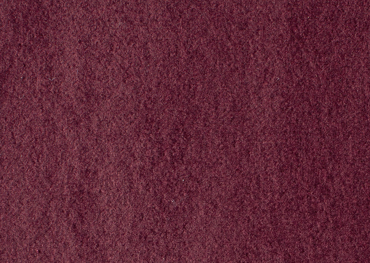 WOHNLANDSCHAFT in Samt, Webstoff Bordeaux  - Bordeaux/Schwarz, Design, Textil/Metall (177/385/216cm) - Welnova