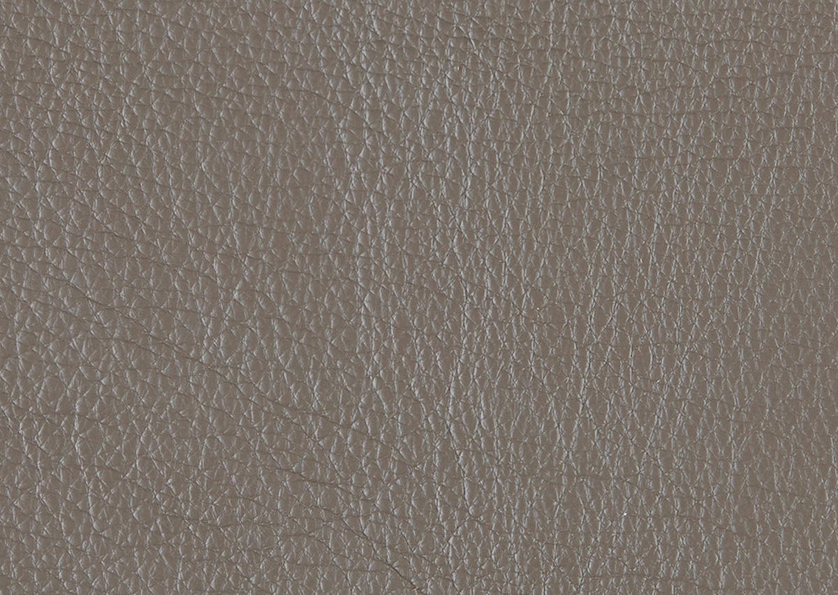 ECKSOFA in Echtleder Graubraun  239/150 cm  - Graubraun/Beige, Design, Leder/Metall (239/150cm) - Koinor