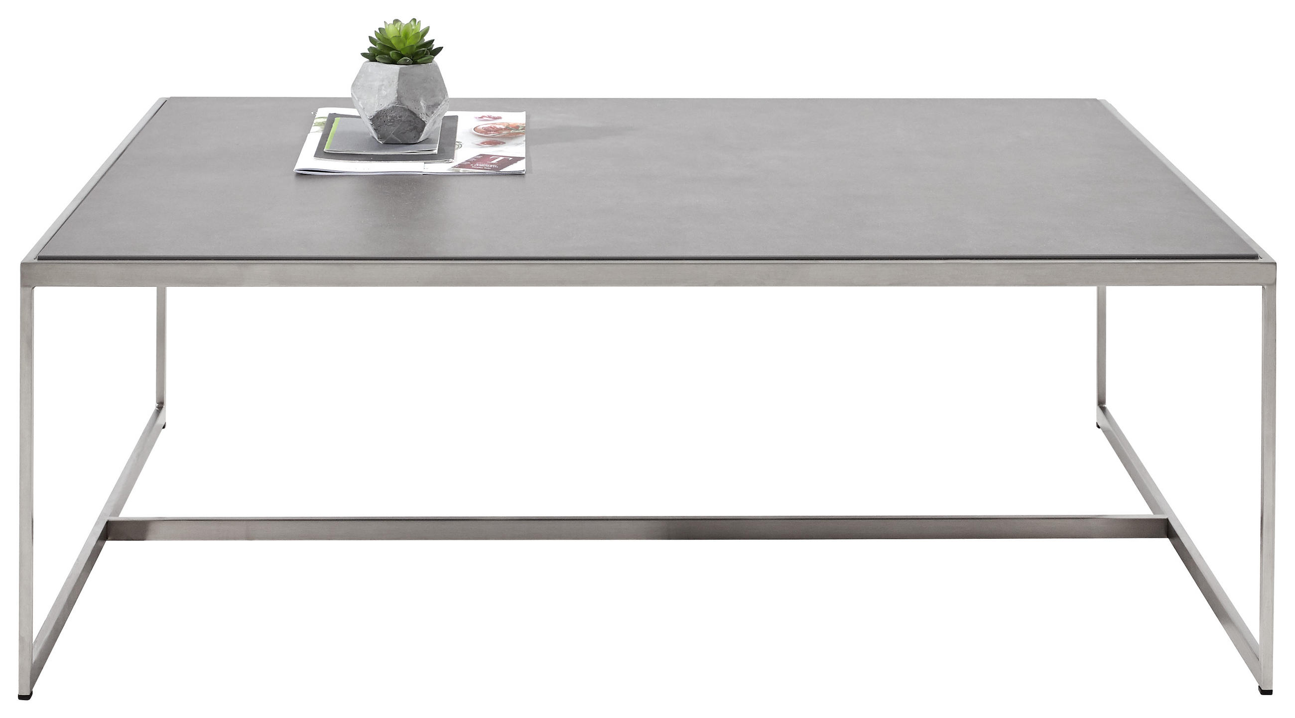 Thumbnail - Dieter Knoll Couchtisch, Schiefer, Keramik, quadratisch, eckig, Kufe, 70x35x100 cm, Wohnzimmer, Wohnzimmertische, Coucht...
