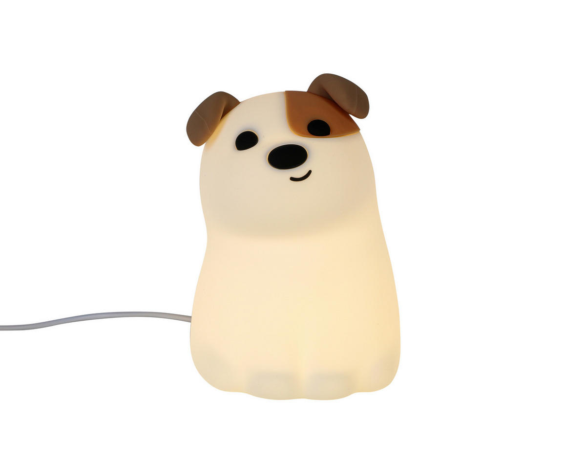 NOČNÉ SVETLO, 9,2/13,8/11,5 cm - biela, Trend, plast (9,2/13,8/11,5cm) - Novel