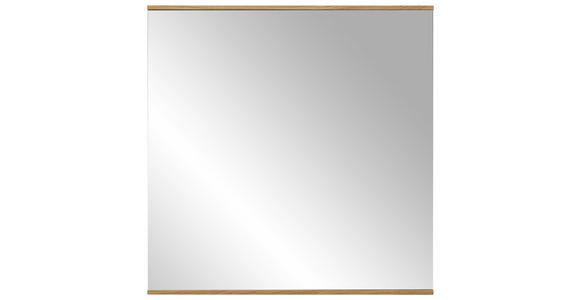SPIEGEL - Eichefarben, Design, Glas/Holz (82/82cm) - Dieter Knoll