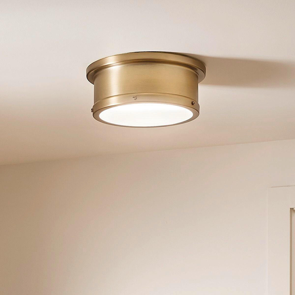 HÄNGELEUCHTE Kichler 14,6/36,2 cm  - Goldfarben, Design, Glas/Metall (14,6/36,2cm) - Elstead Lighting