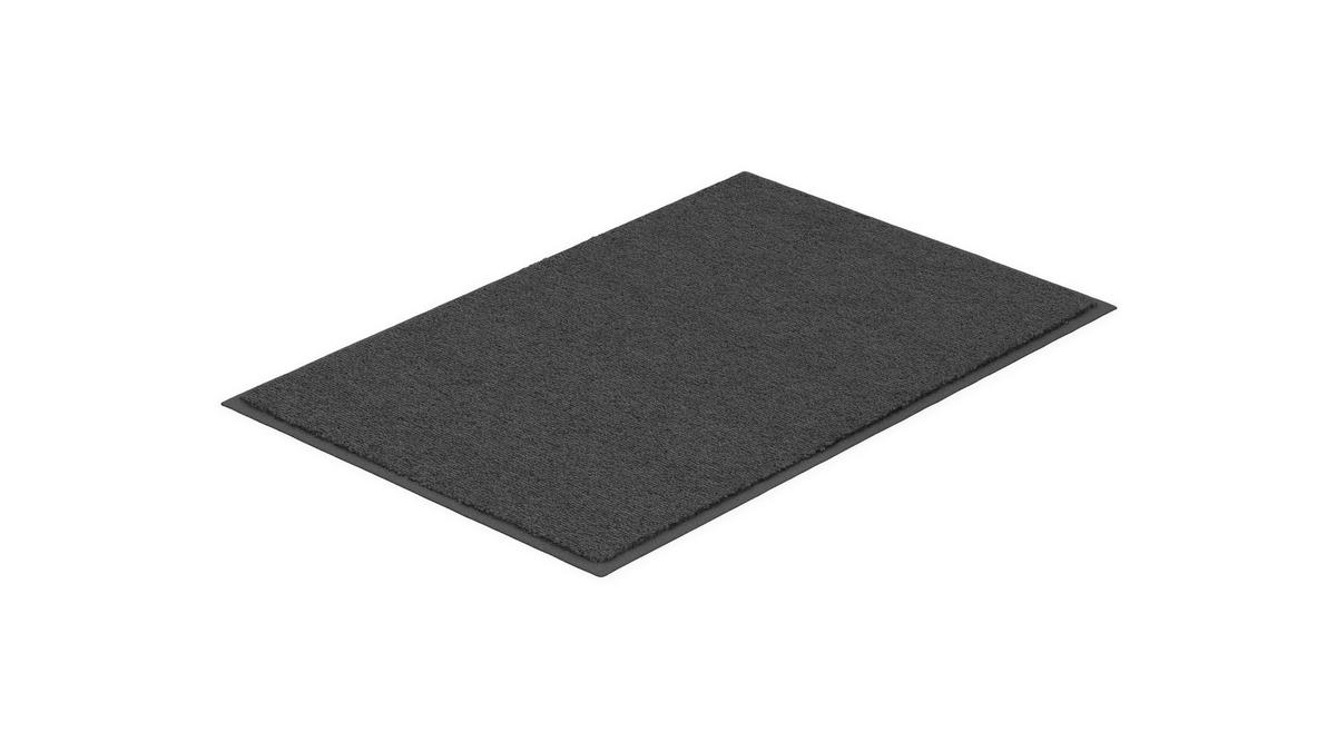 KOUPELNOVÁ PŘEDLOŽKA, 60/90 cm - antracitová, Basics, textil/plast (60/90cm) - Grund