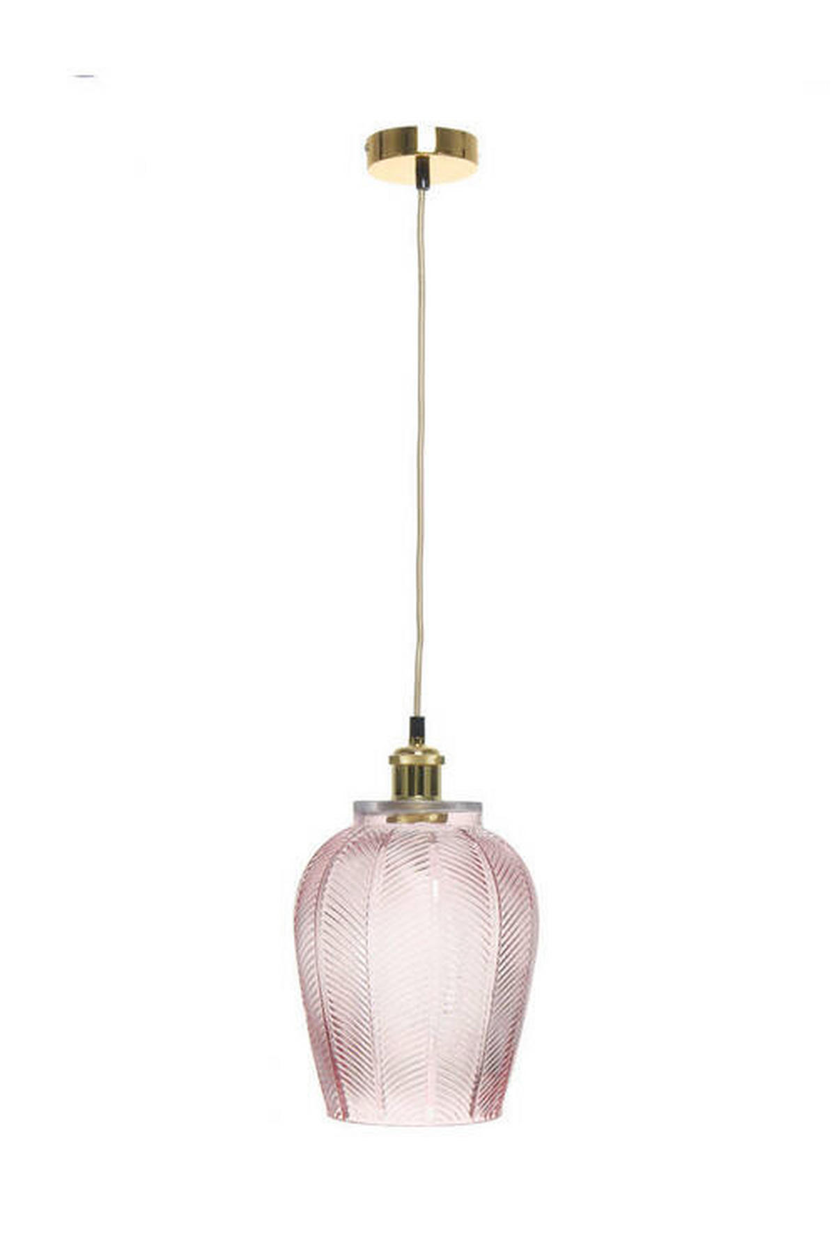 HÄNGELEUCHTE 20/34/20 cm   - Rosa, Trend, Glas (20/34/20cm) - Kayoom