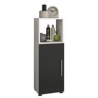 UNTERSCHRANK in   - Weiss/Silberfarben, Konventionell, Holzwerkstoff/Kunststoff (31/93/30cm) - MID.YOU