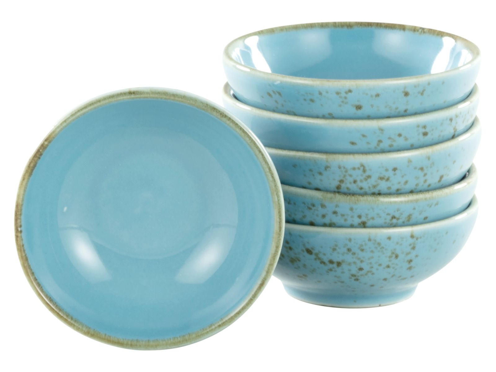DIPSCHALENSET Keramik Steinzeug  - Hellblau, Trend, Keramik (8cm) - Creatable