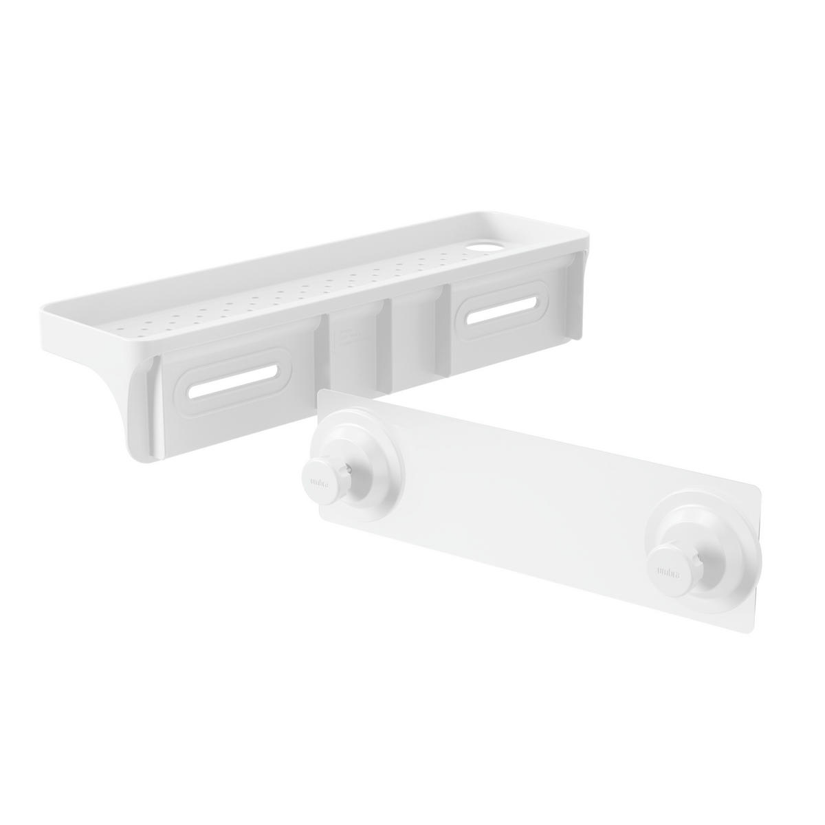 KONZOLA ZA KUPAONICU  plastika  FLEX  - bijela, Konvencionalno, plastika (12/9/41cm) - Umbra