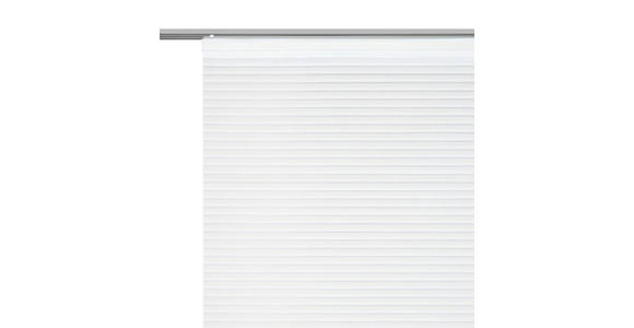 FLÄCHENVORHANG in Weiß halbtransparent - Weiß, Design, Textil (60/255cm) - Novel