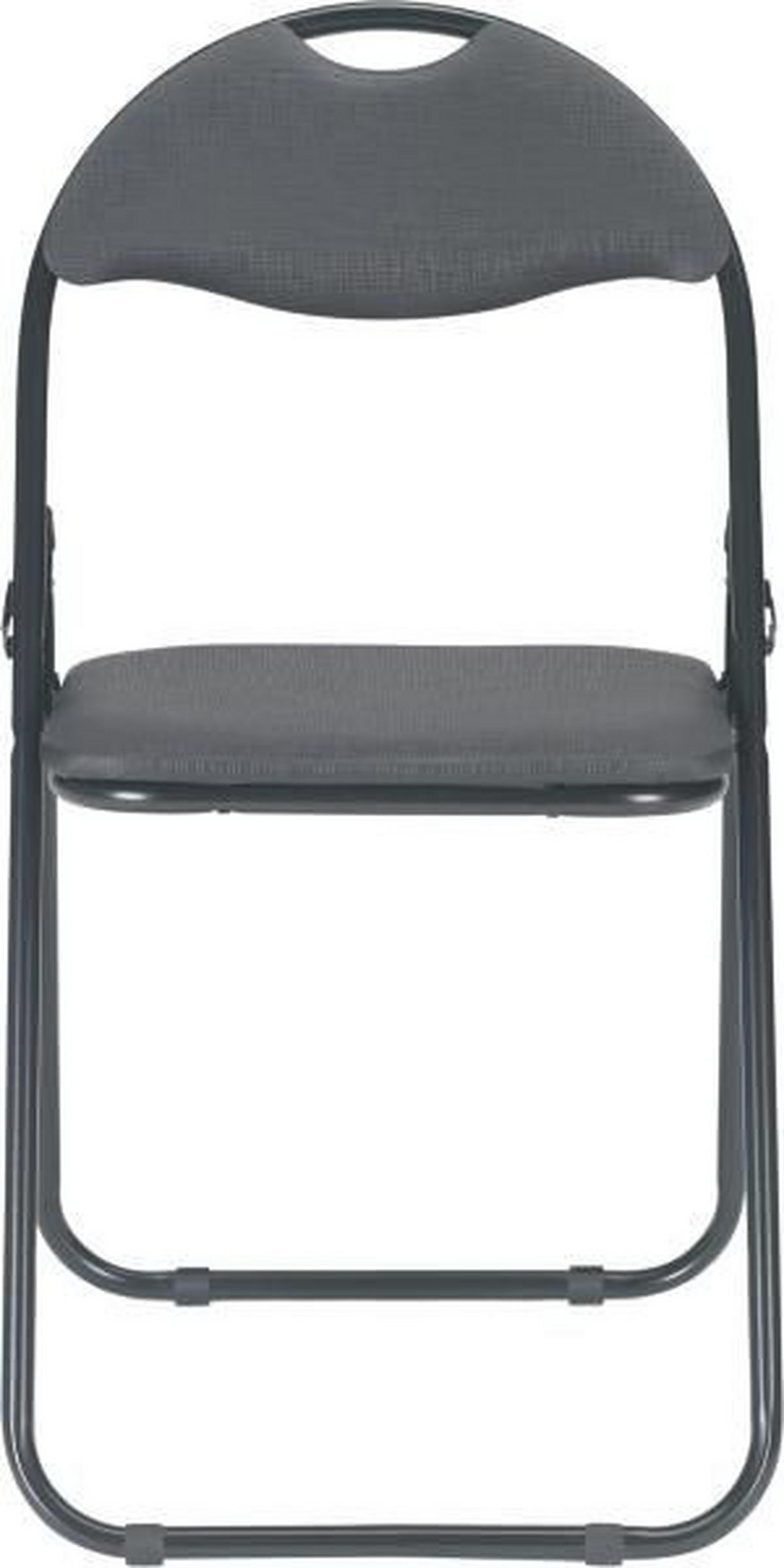 KLAPPSTOL i metall, plast svart  - svart, Klassisk, metall/plast (44/80/47cm) - Best Price